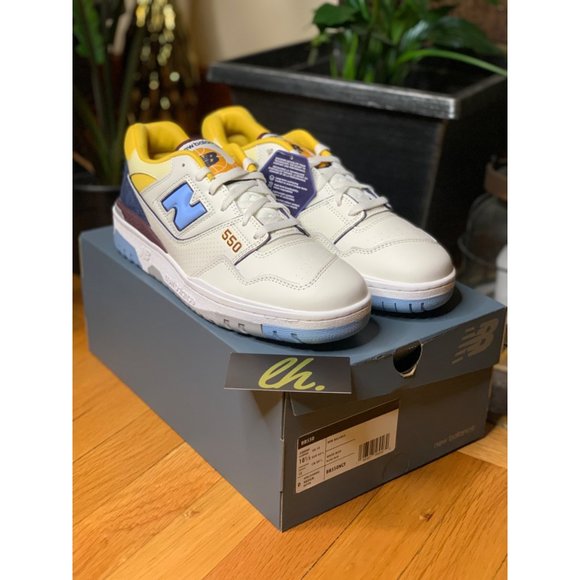 Size 11.5 New Balance 550 “Marquette” Athletic Sneakers BB550NCF - Picture 5 of 6
